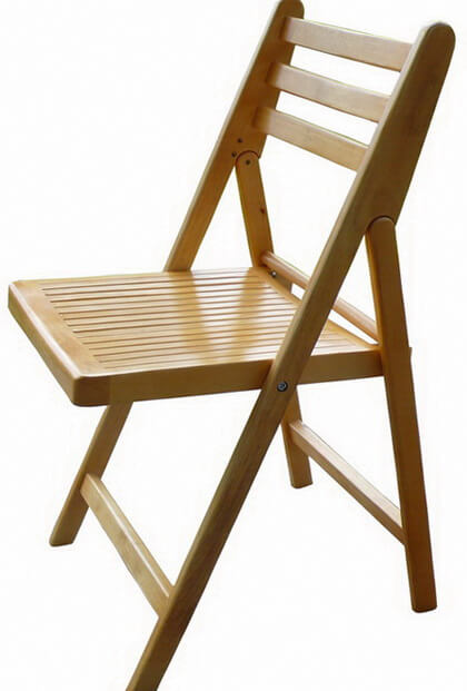 木頭折合椅